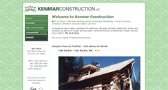 Desktop Screenshot of kenmarconstruction.com