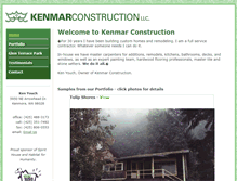 Tablet Screenshot of kenmarconstruction.com